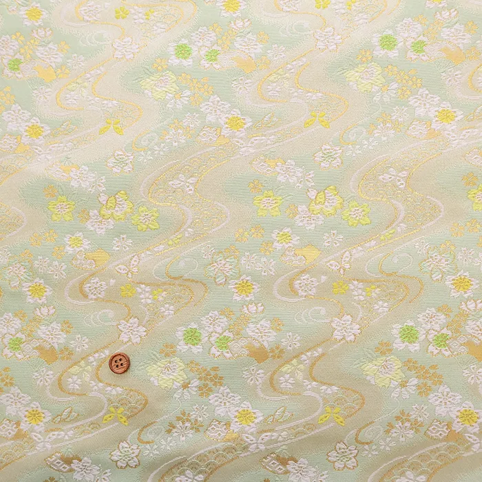 金襴 流水蝶