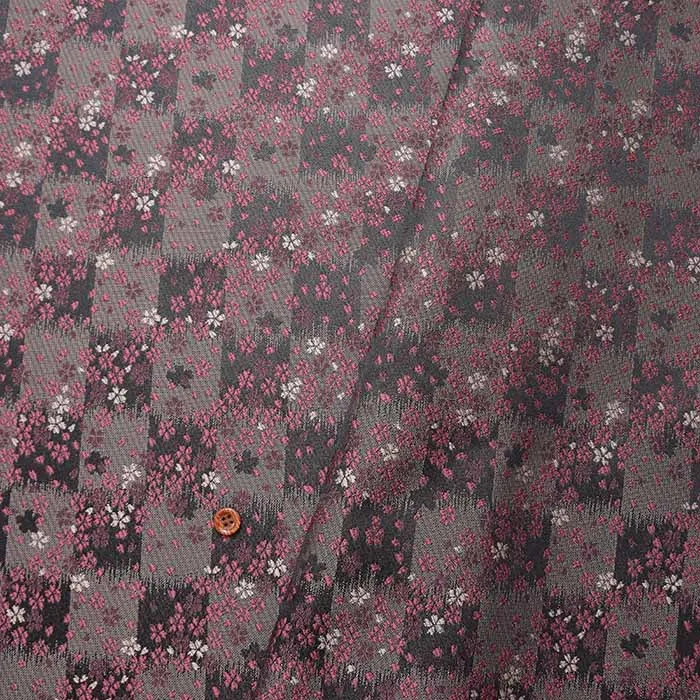 金襴 霞桜