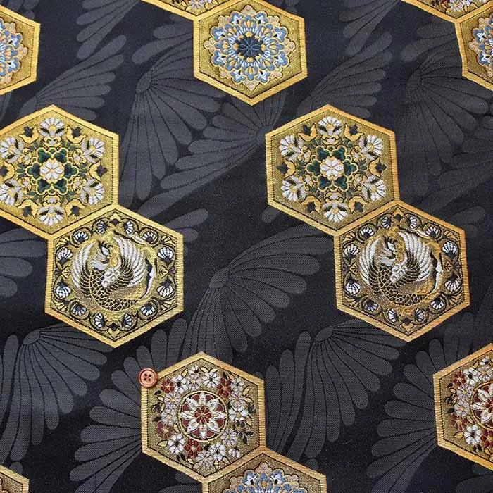 金襴 亀甲文様
