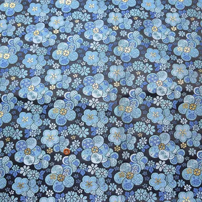 金襴 梅小花
