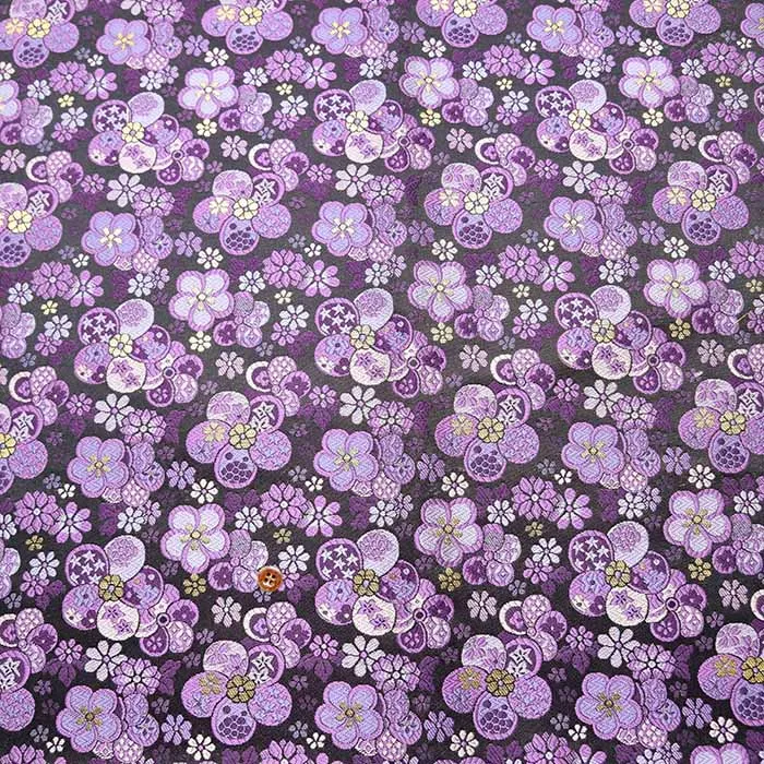 金襴 梅小花