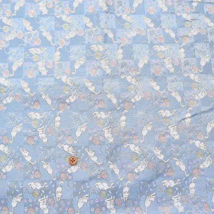 金襴 猫市松