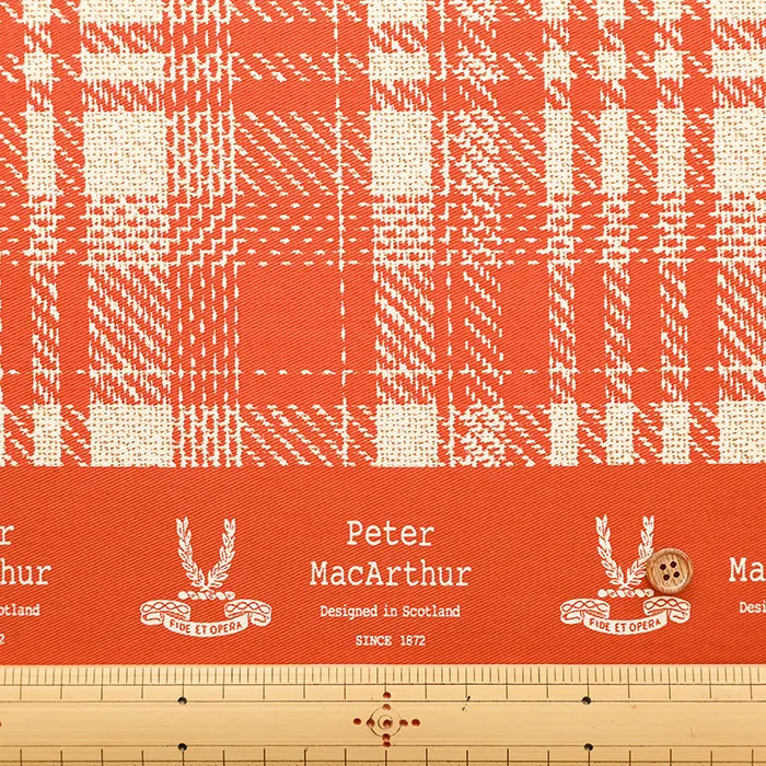 コットンツイルプリント生地 Peter MacArthur Tartan Check