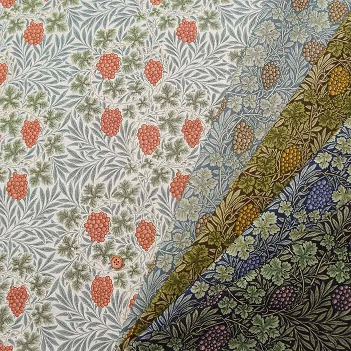 コットンプリント生地 V&A William Morris Vine