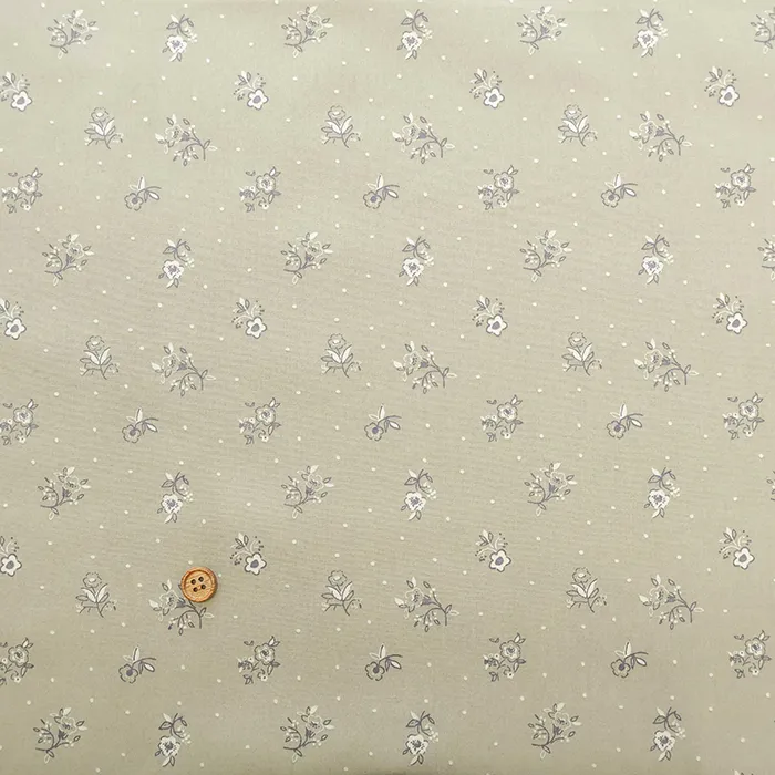 韓国製 コットン60ローンプリント生地 MAISON bornne BY BENEBENE ドットフラワー