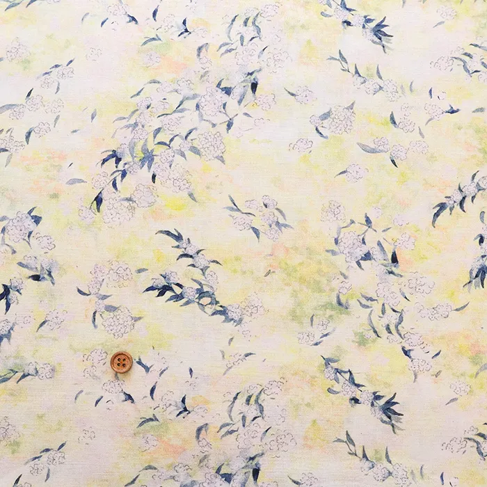 C/Lコンパスインクジェットプリント生地 yui Reeves Spirea