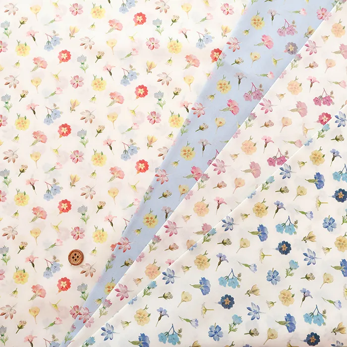 Liberty Fabrics 2026 S/S Organic Tana Vol.5　DEVONSHIRE FLOWERS