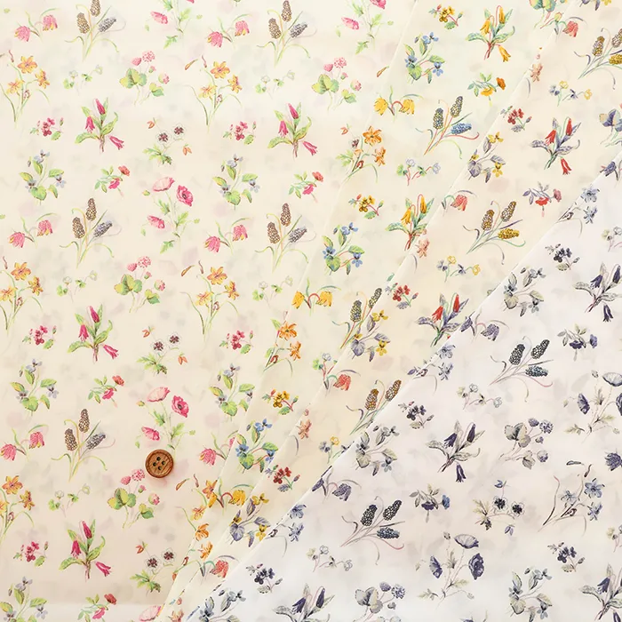 Liberty Fabrics 2026 S/S Organic Tana Vol.5　CHESHIRE MEADOW