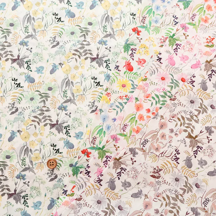 Liberty Fabrics 2026 S/S Organic Tana Vol.5　CHARTWELL BLOOMS