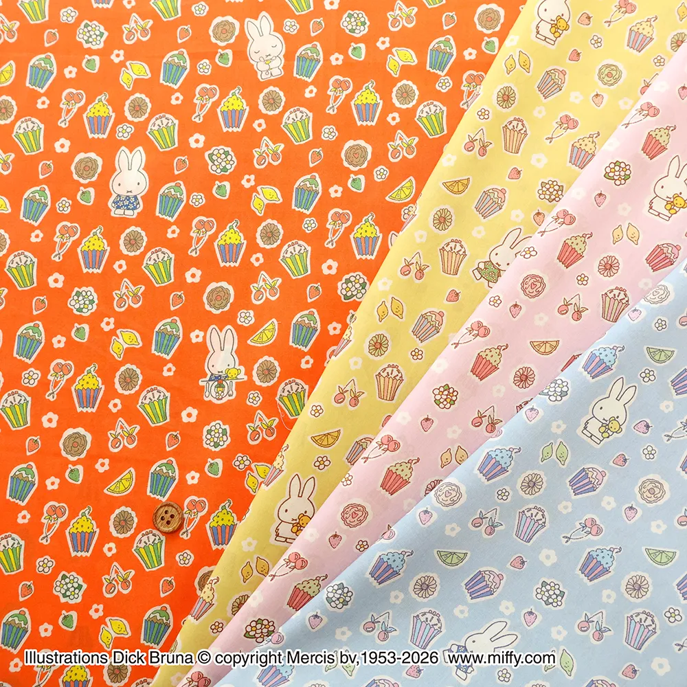 Liberty Fabrics 2026S/S The Miffy Picture book Collection by Liberty A Sweet Birthday