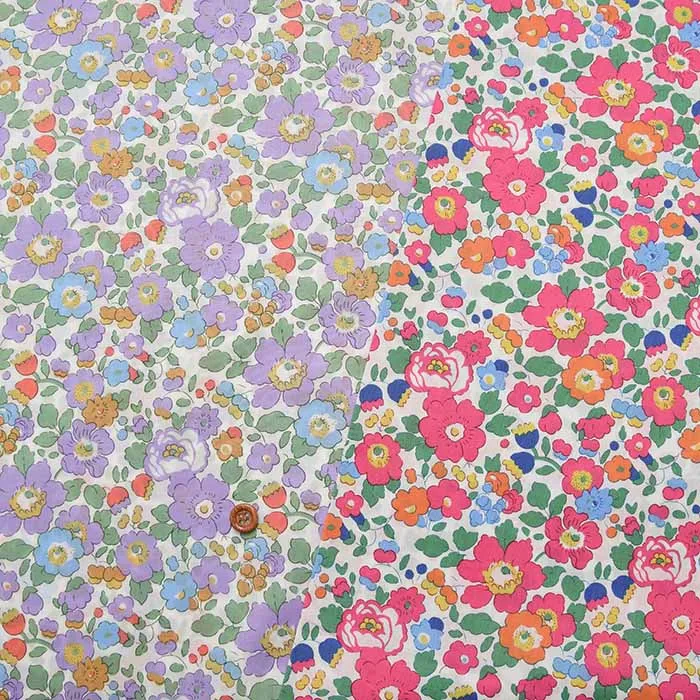 LIBERTY2022エターナルコレクションコットンタナローンプリント生地 Betsy