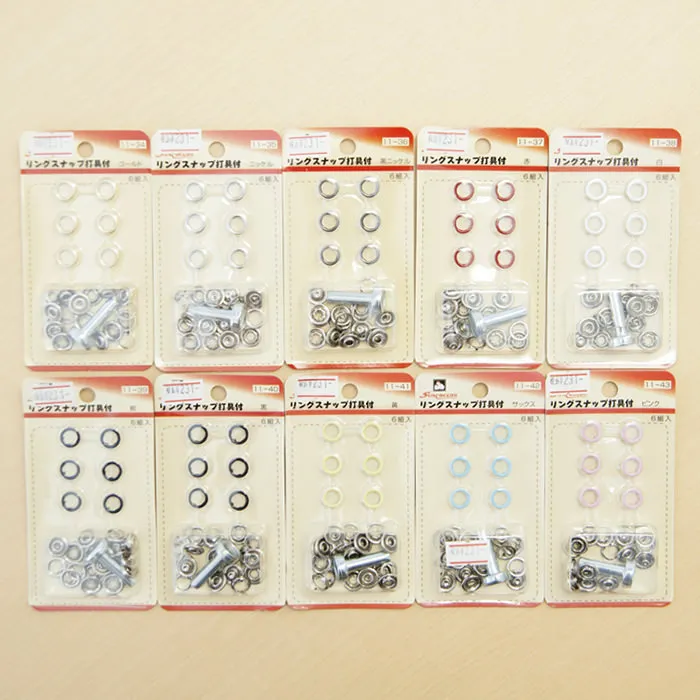 リングスナップ10mm(打具付) 薄地~普通地用