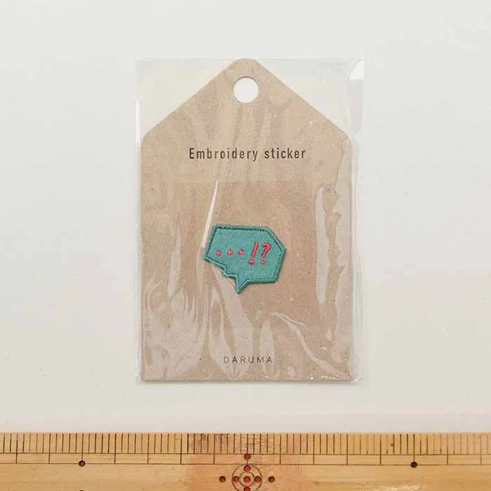 Embroidery sticker 刺繍ステッカー ・・・!?