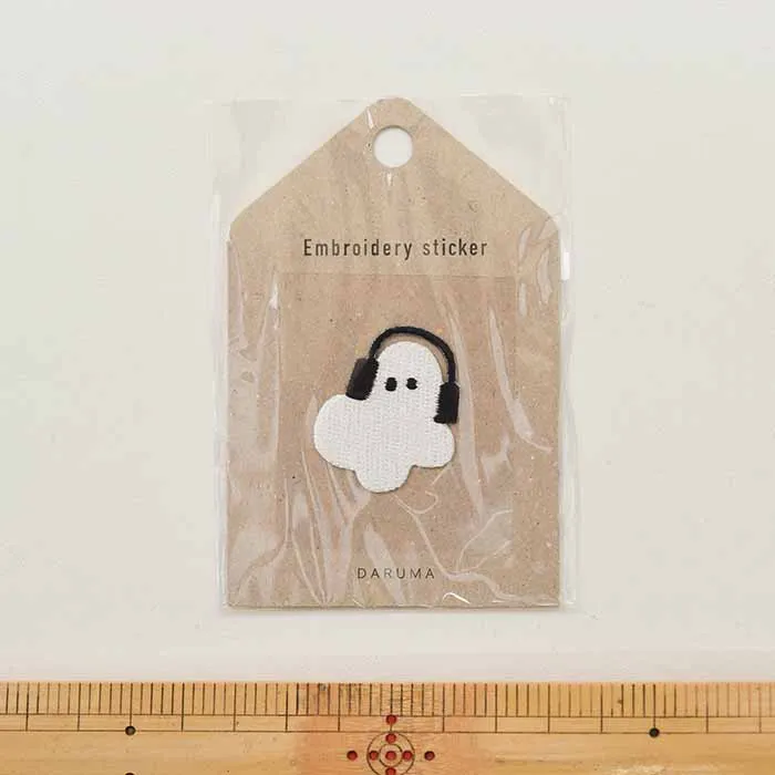 Embroidery sticker 刺繍ステッカー music