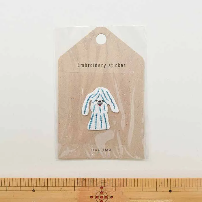Embroidery sticker 刺繍ステッカー Floppy