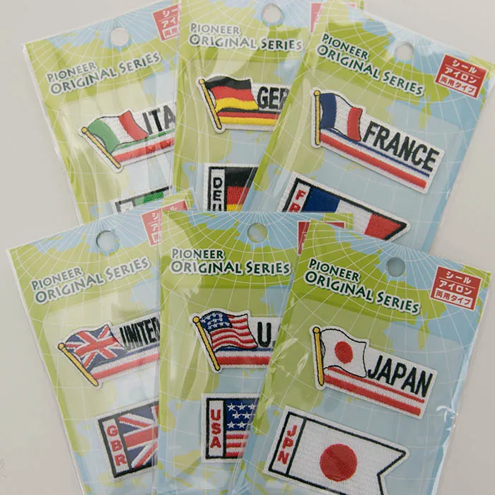 アイロン接着ワッペン ORIGINAU SERIES 国旗