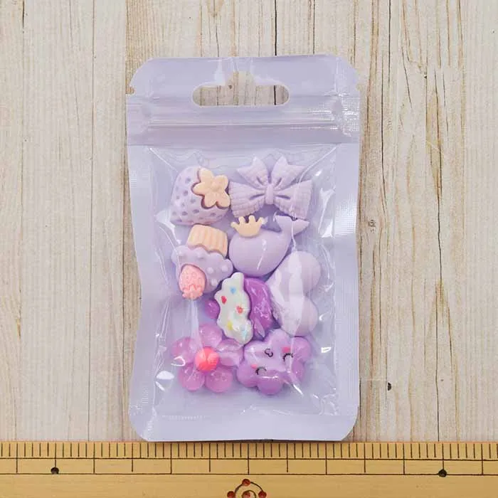 デコパーツミックス　S　パープル