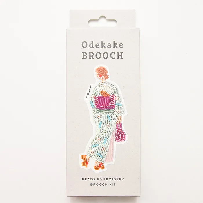 ビーズ刺繍キット おでかけブローチ ≪おまつり≫