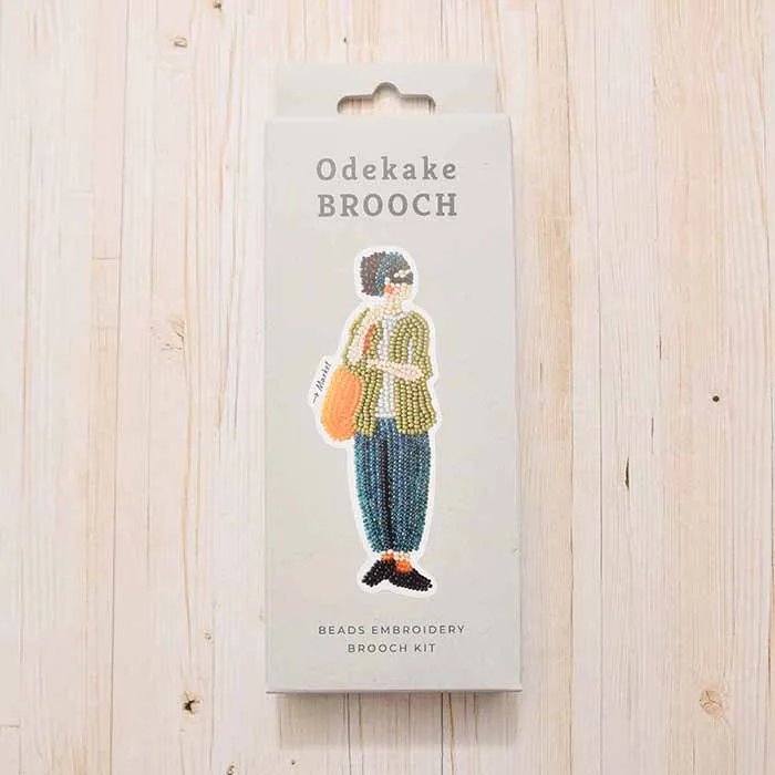 ビーズ刺繍キット おでかけブローチ≪マーケット≫