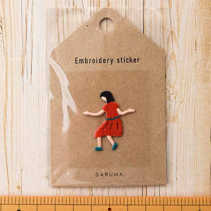 2Way接着ワッペン 刺繍ステッカー