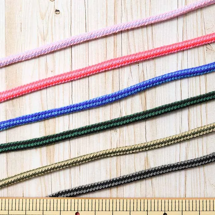 カラー紐　プラスボーダー　約5mm