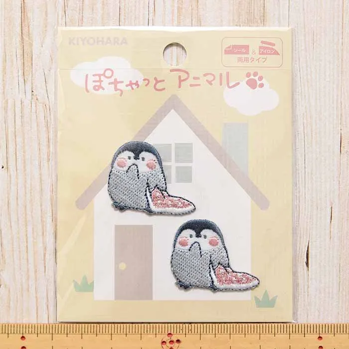 2Way接着ワッペン ぽちゃっとアニマル