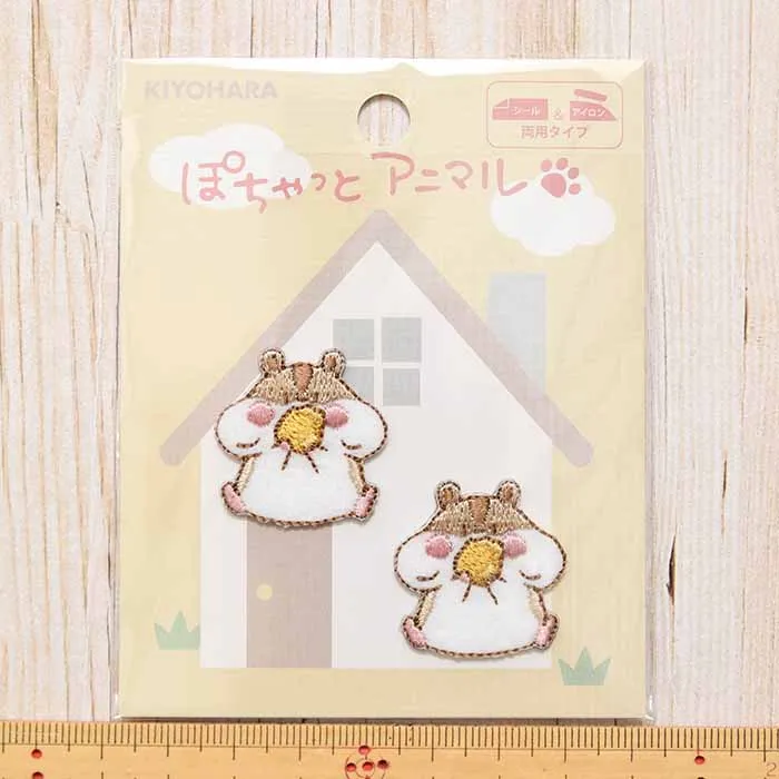2Way接着ワッペン ぽちゃっとアニマル