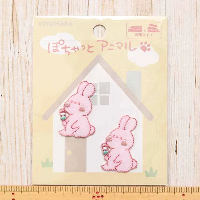2Way接着ワッペン ぽちゃっとアニマル