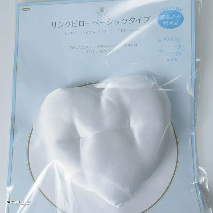 リングピローベーシックタイプ ハート白