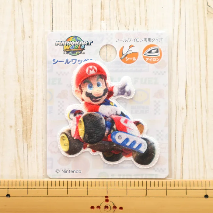 2wayワッペン マリオカートワールド マリオ