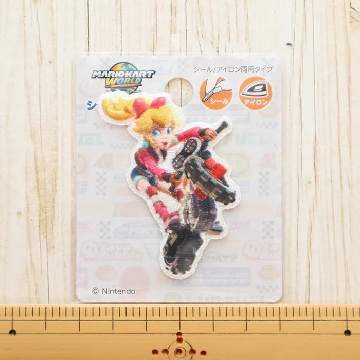 2wayワッペン マリオカートワールド ピーチ
