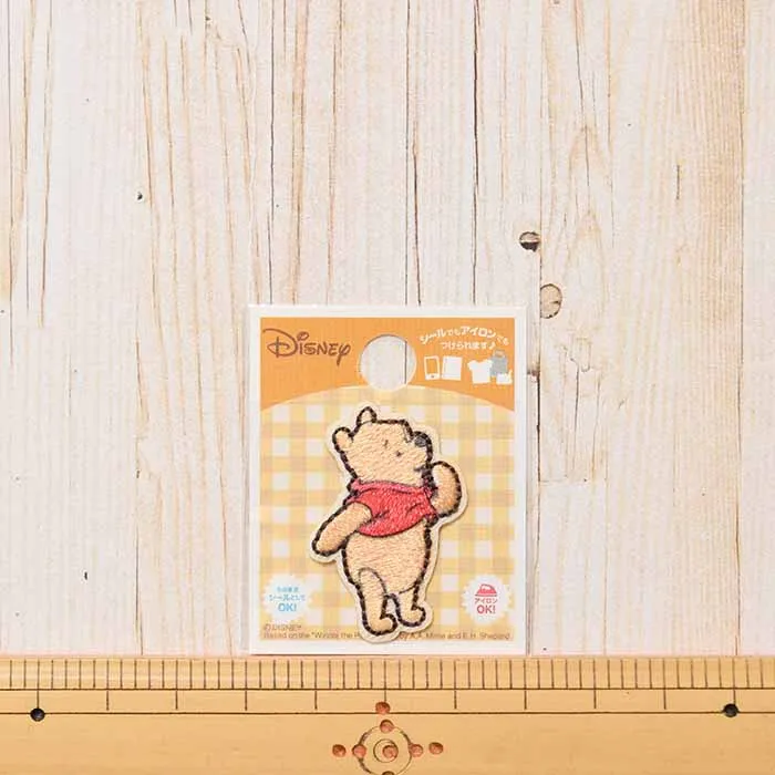 2way接着ワッペン プーさん ミニワッペン