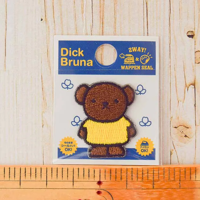 2Way接着ワッペン Miffyミニワッペン ディック・ブルーナ【D022483】