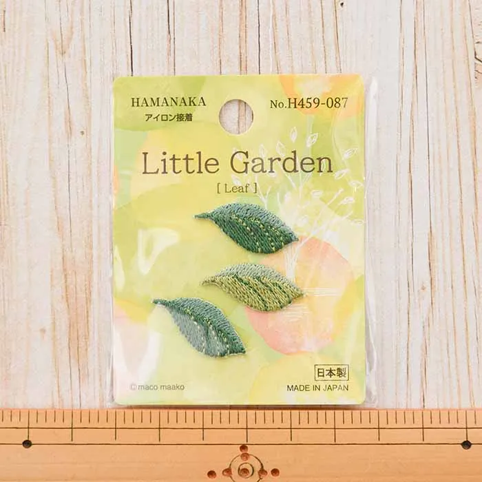 アイロン接着ワッペン little garden Leaf