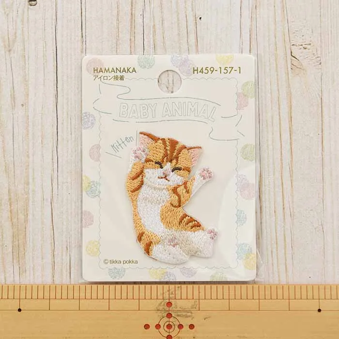 アイロン接着ワッペン BABY ANIMAL 猫