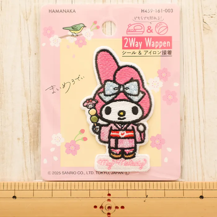 2wayワッペン サンリオ 日本のお祭り マイメロ おだんご