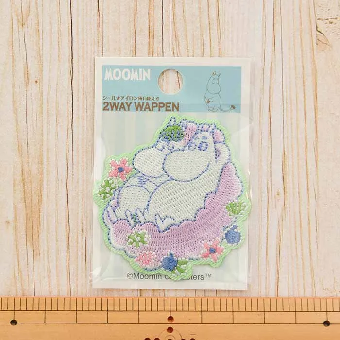 2way接着ワッペン MOOMINワッペン小 雲でひと休み