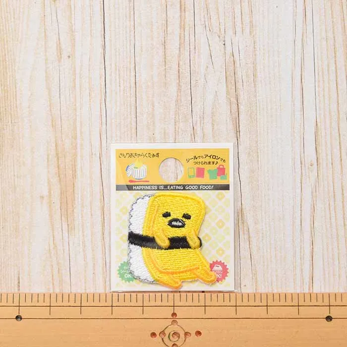 2way接着ワッペン ミニワッペン お寿司やさん ぐでたま