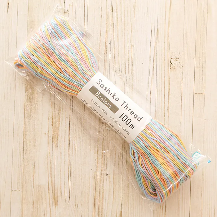 刺し子糸 Sashiko Thread 100m 6colors