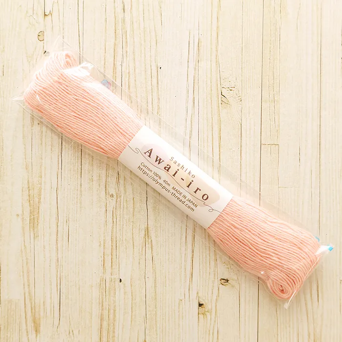 刺し子糸 Sashiko Awai-iro パステルカラー