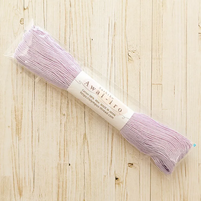 刺し子糸 Sashiko Awai-iro パステルカラー