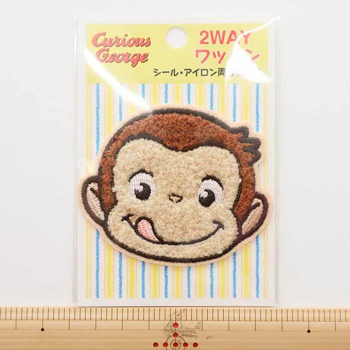 2wayワッペン おさるのジョージ フェイス