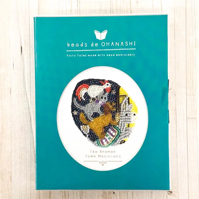 ビーズ刺繍キット ビーズでOHANASHI ブレーメンの音楽隊
