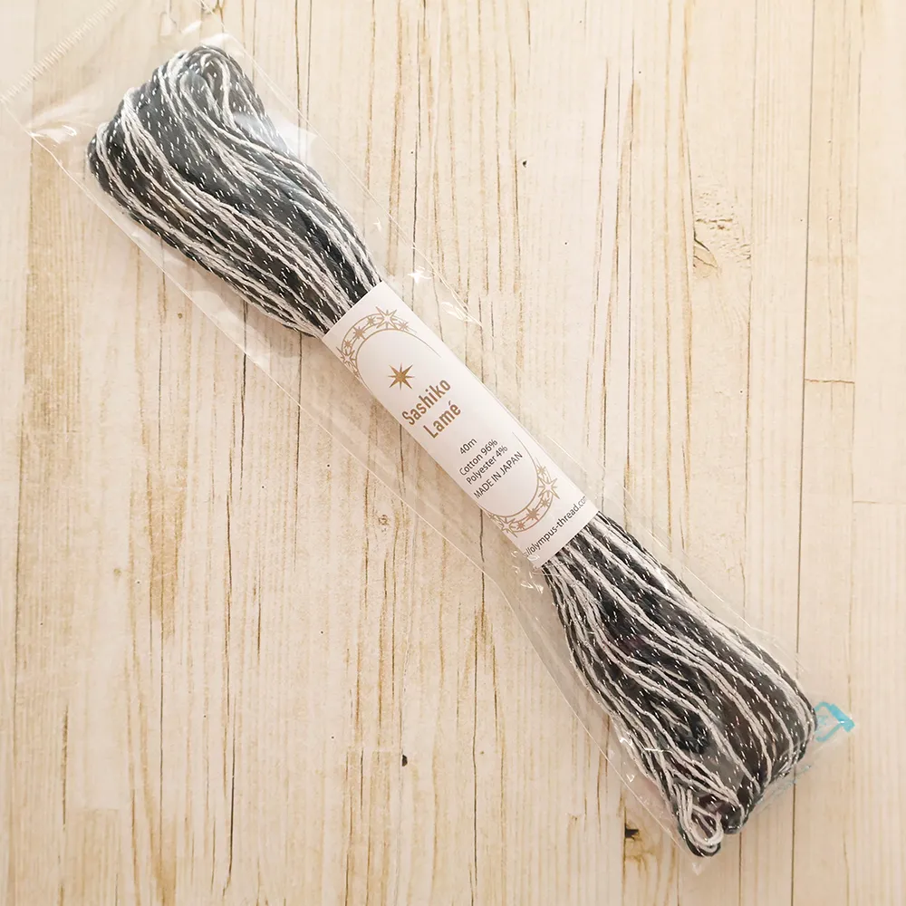 刺し子糸　Sashiko  Lame　40ｍ　カラフル
