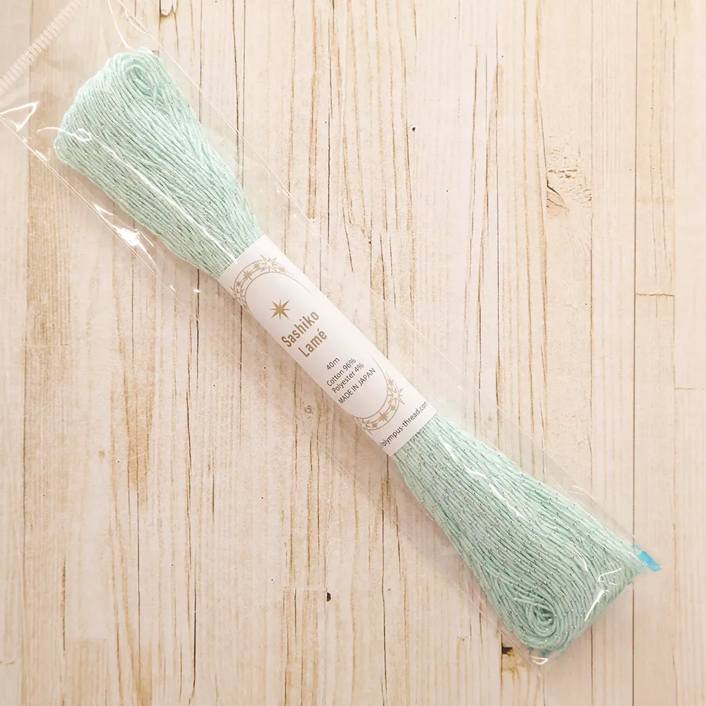 刺し子糸　Sashiko  Lame　40ｍ　単色