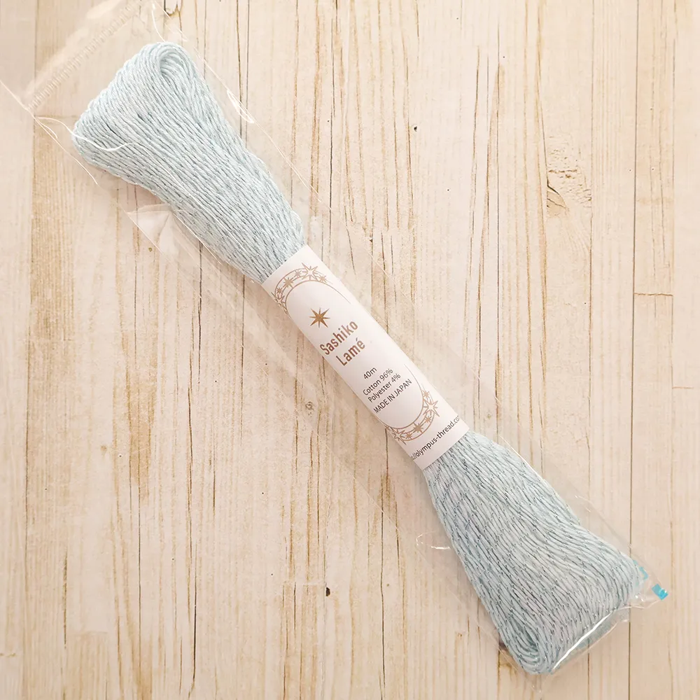 刺し子糸　Sashiko  Lame　40ｍ　単色
