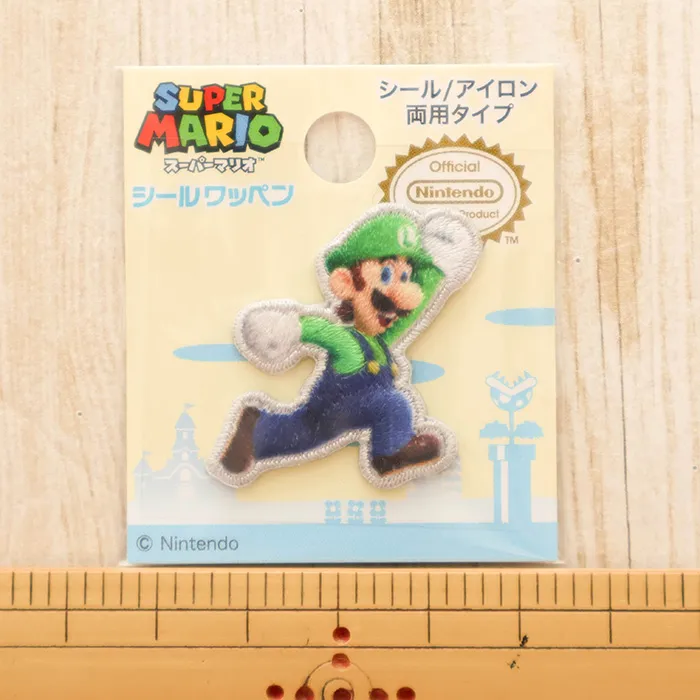 2wayワッペン スーパーマリオ ルイージ