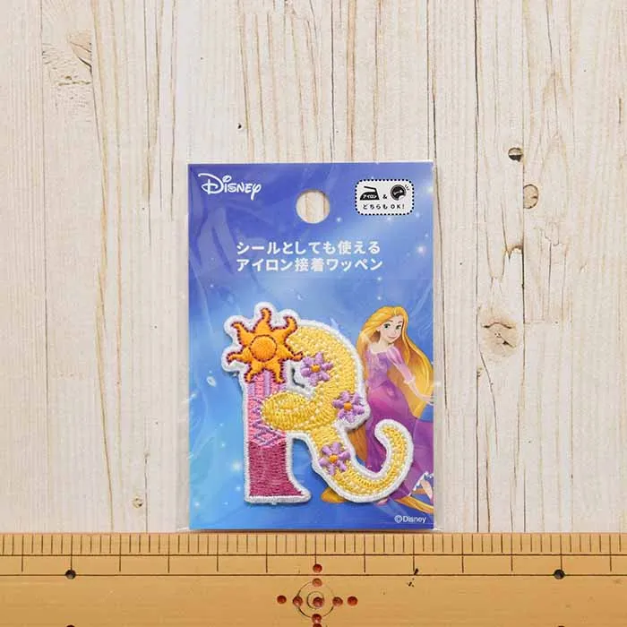 2way接着ワッペン Disney アルファベット