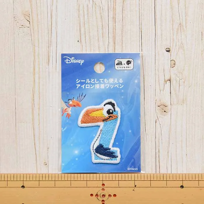 2way接着ワッペン Disney アルファベット