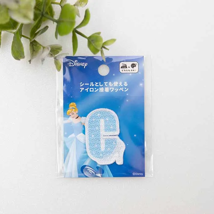 2Wayワッペン Disneyアルファベット シンデレラ